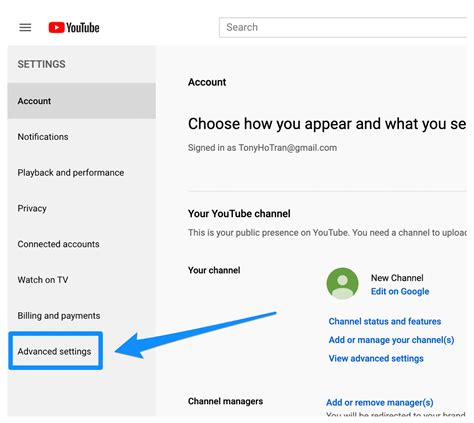 Manage your YouTube channel’s profile 